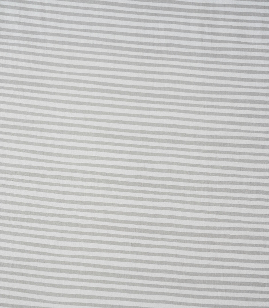 Stokke® Sleepi™ Fitted Sheet by PEHR. Stripped Away Pebbles colour sample. US.